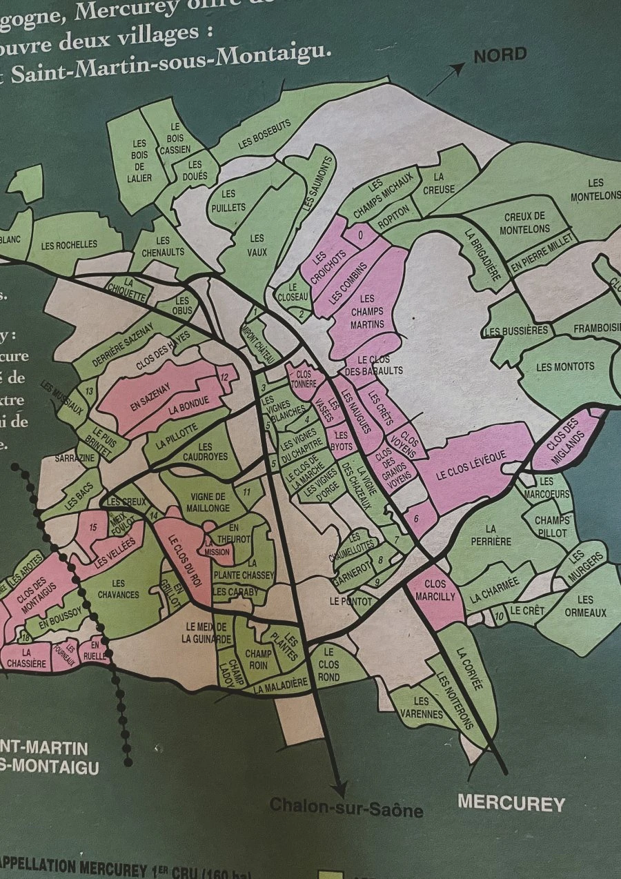 Domaine de Suremain - Mappa